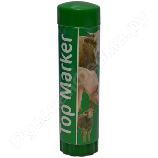 Карандаш для маркировки скота TopMarker зеленый
