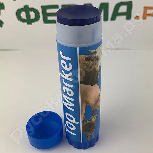 Карандаш для маркировки скота TopMarker голубой