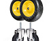 Купить Комплект пневматических колес 250+125мм для двухколесной тележки-трансформера