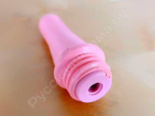 Соска PEACH TEAT для поилки, розовая, с резьбой для вкручивания (KSA300)