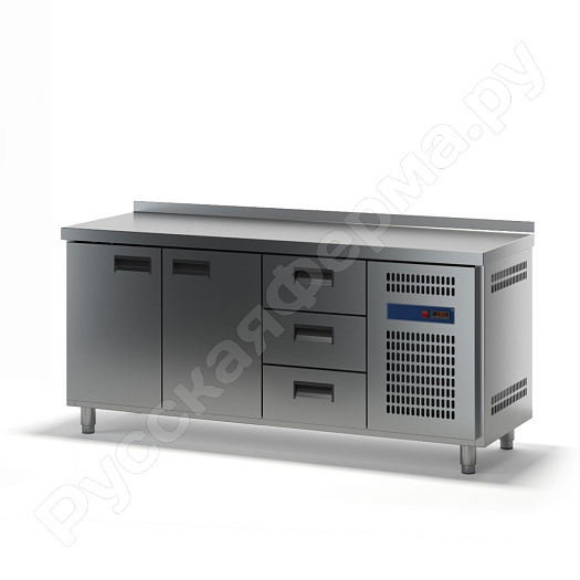Стол холодильный СХ-К-2/2Д-3Я (1835х600х870)