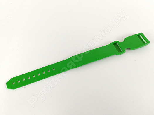 Ножные ленты для КРС застежка 36x4см зеленые (упаковка 10шт)