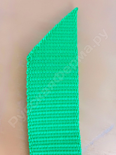 Ошейник КРС зеленый для номерков кольцевая пряжка (упаковка 10шт)