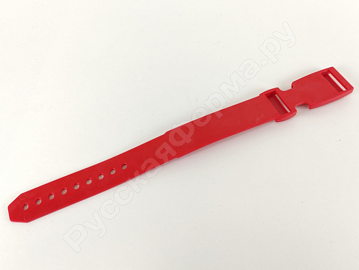 Ножные ленты для КРС застежка 36x4см красные (упаковка 10шт)